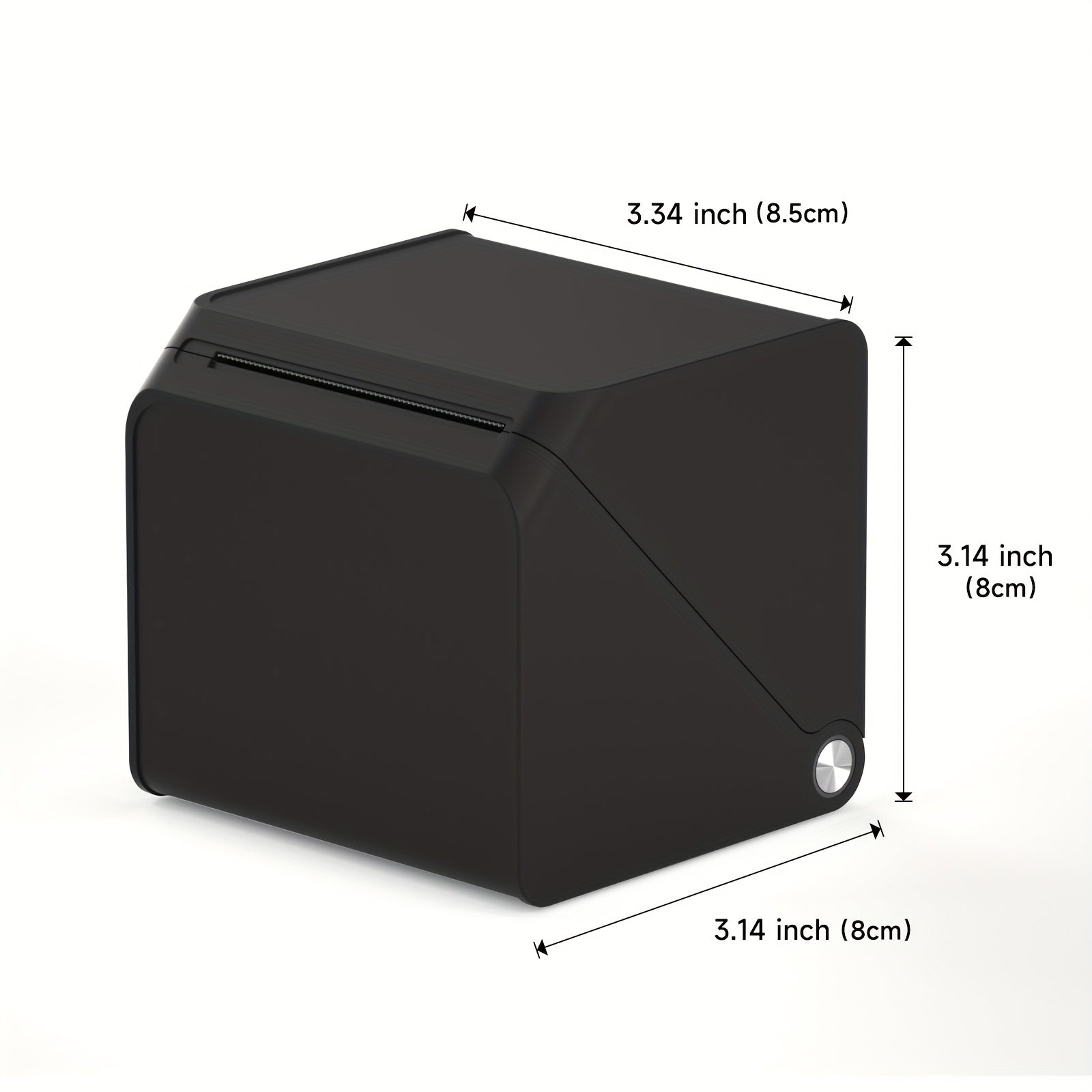 [Portable Label Printer] Portable Label Printer, Inkless Thermal Compact Printer | Connects to Smartphones And Computers, Suitable for Home, Office, Factory, Warehouse, Can Paste Express Face Sheets